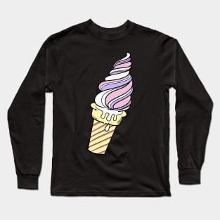 Cone Ice Cream Long Sleeve T-Shirt